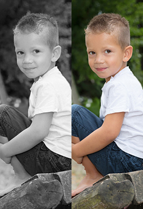 Kinderporträt aus dem DIFOMA Fotostudio